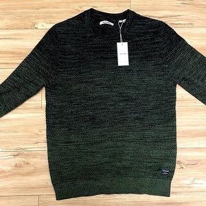 Jack & Jones Essentials Fade Crewneck Sweater in Green (Size: M)